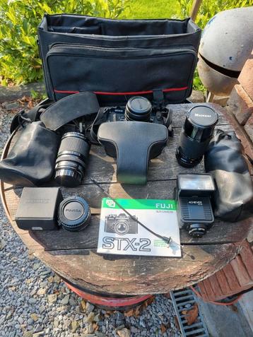 Appareil photo fuji stx-2 et nombreux accesoires, Enlèvement ou Envoi