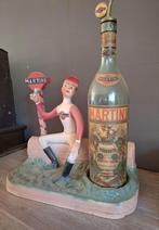 Mooi vintage Plaaster reclame beeld Martini Jockey, Verzamelen, Ophalen of Verzenden, Gebruikt, Reclamebord