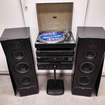 Kenwood set+platenspeler JBsystems en jamo luidsprekers beschikbaar voor biedingen