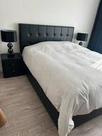 Boxspring bed 200/160 met matras en nachtkasjes, Huis en Inrichting, Slaapkamer | Bedden, Ophalen