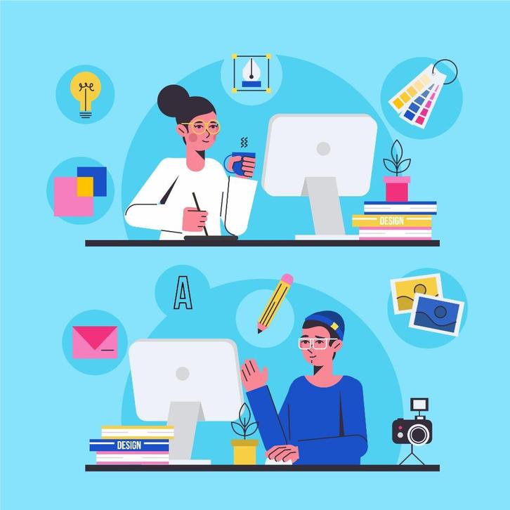 infographiste, Diensten en Vakmensen, Drukwerk en Grafisch ontwerpers, Design of Ontwerp