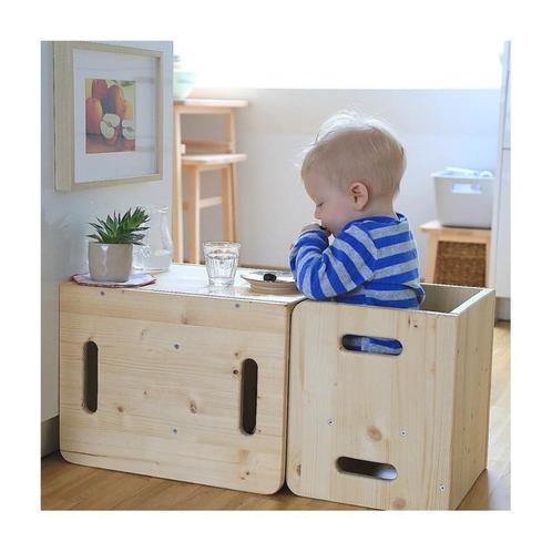 Montessori tafel en stoelen set, Kinderen en Baby's, Kinderkamer | Tafels en Stoelen, Nieuw, Stoel(en), Ophalen of Verzenden