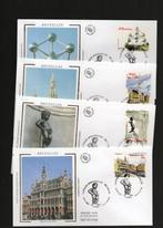 FDC reeks Frankrijk 2007 Brussel, Verzenden, Gestempeld