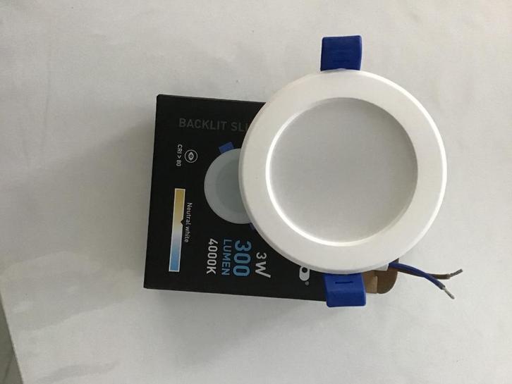 Nieuwe Led spots, Huis en Inrichting, Lampen | Spots, Nieuw, Plafondspot of Wandspot, Kunststof, Led, Inbouw, Ophalen