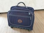 Kipling boekentas met wieltjes (trolley), Ophalen, Blauw, 30 tot 40 cm, Gebruikt