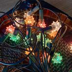 KERSTSLINGER MET GEKLEURDE LICHTJES MET DIAMANTJES, Ophalen of Verzenden