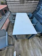 Table de bar + 6 chaises de bar, Jardin & Terrasse, Comme neuf, Rectangulaire, Autres matériaux, Enlèvement
