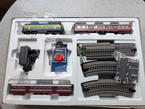 NMBS SNCB HLD 6005 + M2 AB & B Bordeaux Analoge Startset, Hobby en Vrije tijd, Modeltreinen | H0, Gebruikt, Treinset, Gelijkstroom