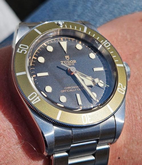 Tudor blackbay harrods, Handtassen en Accessoires, Horloges | Heren, Zo goed als nieuw, Ophalen of Verzenden