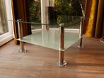 Table de salon en verre, Ophalen, 50 tot 100 cm, Vierkant, Classic intemporel