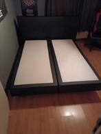 Boxspring, Huis en Inrichting, Slaapkamer | Boxsprings, 160 cm, Zo goed als nieuw, Zwart, Ophalen