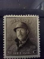 Albert 1 met helm 170, Postzegels en Munten, Postzegels | Europa | België, Ophalen of Verzenden, Postfris