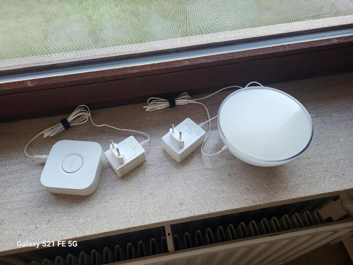 Philips Hue Go + bridge, Huis en Inrichting, Lampen | Spots, Zo goed als nieuw, Ophalen of Verzenden