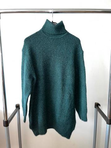 Robe-pull Pull&Bear S bleu pomme et vert de mer, Neuf, Enlèvement ou Envoi, Taille 36 (S), Vert