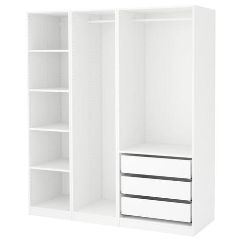 Ikea PAX open kledingkast wit, Huis en Inrichting, Kasten | Kleerkasten, Zo goed als nieuw, Met lade(s), Ophalen