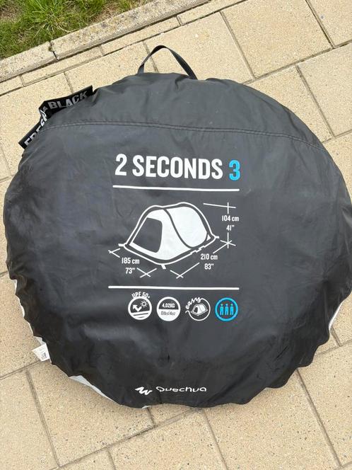 Tent 2 seconds, Caravans en Kamperen, Tenten, tot en met 3, Zo goed als nieuw, Ophalen