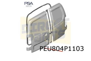 Peugeot/Citroen/Opel/Toyota (1/19-) achterdeur links (bij ca beschikbaar voor biedingen