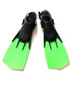 Duikvinnen - maat 31-33 - groen - als nieuw, Watersport en Boten, Duiken, Ophalen, Zo goed als nieuw, Zwem- of Duikvliezen