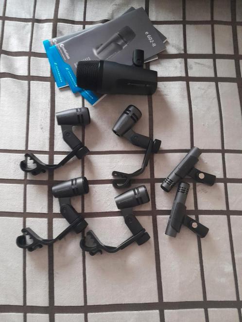 kit micros batteries Sennheiser e600, Muziek en Instrumenten, Microfoons, Zo goed als nieuw, Verzenden
