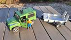 Bruder Jeep met aanhangwagen, Kinderen en Baby's, Ophalen, Gebruikt