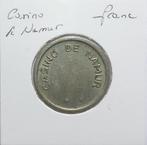 Namur Casino-chip - 1 Franc ND, Ophalen of Verzenden, Metaal, Losse munt