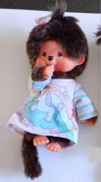 mooi monchhichi meisje , 20 cm, Ophalen of Verzenden, Zo goed als nieuw