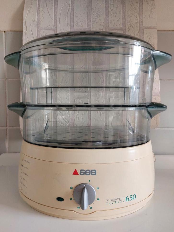 Cuiseur vapeur Seb vitasaveur 650 express., Electroménager, Vapeurs, Utilisé, Enlèvement ou Envoi