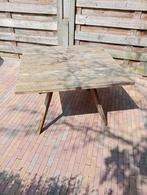 Vierkante tafel van teakhout, Tuin en Terras, Tuintafels, Ophalen, Gebruikt, Vierkant, Teakhout
