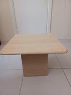 marmeren woonkamertafel, Huis en Inrichting, Tafels | Salontafels, Ophalen, Overige materialen, Minder dan 50 cm, Vierkant