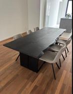 Unieke zwarte design tafel excl. de Stoelen (Enkel tafel te, 150 tot 200 cm, DEsign, 200 cm of meer, Ophalen of Verzenden