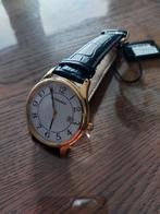 heren horloge rodania met datum, leren bandje, nieuw !., Ophalen of Verzenden