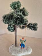 Design verzamel beeldje winter jongen op schommel kerst, Ophalen