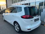 Opel Zafira 1.4i Turbo in goede staat, Auto's, Opel, Monovolume, Zwart, Leder en Stof, Wit