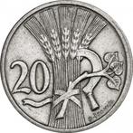 Československo 20 haléřů, 1926, Timbres & Monnaies, Monnaies | Europe | Monnaies non-euro, Enlèvement ou Envoi, Monnaie en vrac