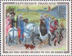 Postzegel Frankrijk Le Duc de Berry Jaar 1965 postfris, Ophalen of Verzenden, Postfris