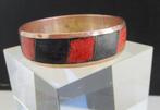 KA02 : Koraal-Onix 2 cm - Ø7cm.- binnenmaat 6,6 cm.-1970-‘80, Handtassen en Accessoires, Tassen | Damestassen, Verzenden, Nieuw