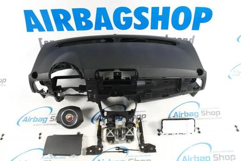 Airbag set - Dashboard zwart Abarth stuur Fiat 500 2007-..., Auto-onderdelen, Dashboard en Schakelaars