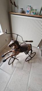 Antiek/landelijk driewielerpaard, Huis en Inrichting, Woonaccessoires | Overige, Ophalen