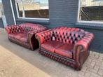 Springvale Chesterfield 3+2 zit zetels rood GRATIS GELEVERD, Antiek en Kunst, Ophalen of Verzenden