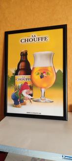 Cadre LA CHOUFFE ., Collections, Marques de bière, Enlèvement, Utilisé, Panneau, Plaque ou Plaquette publicitaire, Autres marques