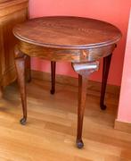 Ronde houten tafel met een diameter van 60 cm, Ophalen