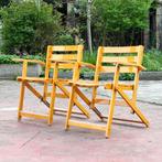Vintage plooistoelen in essenhout Fratelli Reguitti, Ophalen, Gebruikt, Twee, Overige kleuren