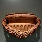 Prachtige, massieve  terracotta wandvaas, Enlèvement ou Envoi