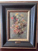 R Y Hauser Schilderij stilleven bloemen, Antiek en Kunst, Ophalen