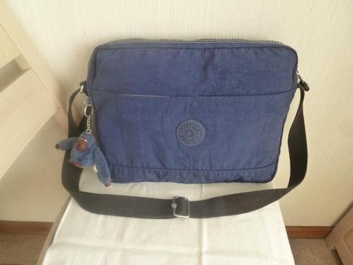 Kipling grote schoudertas inktblauw + aap, Handtassen en Accessoires, Tassen | Schoudertassen, Gebruikt, Kipling, Blauw, Ophalen of Verzenden