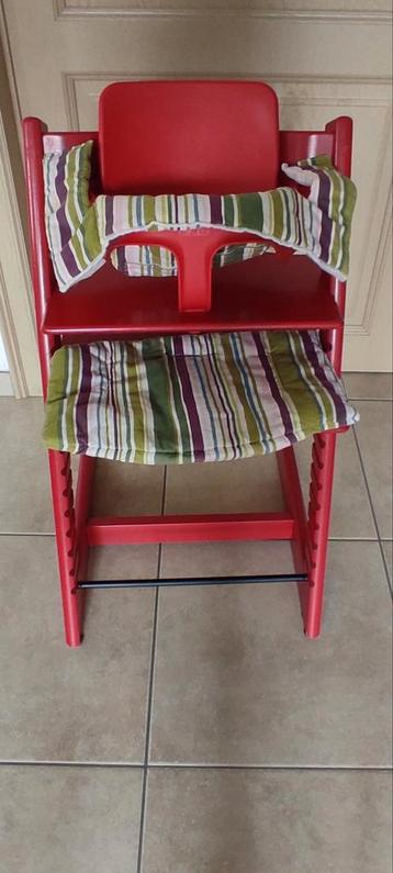 Stokke Tripp Trapp stoel met babyset en kussenset van 1ste e beschikbaar voor biedingen