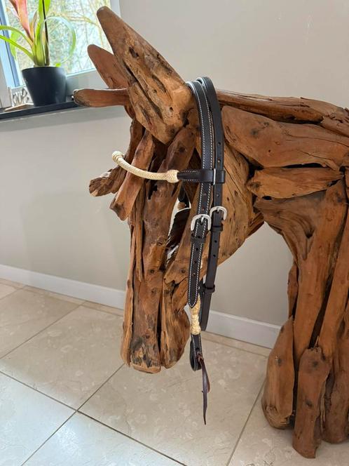 Lederen westernhoofdstellen COB en FULL nieuw, Dieren en Toebehoren, Paarden en Pony's | Hoofdstellen en Tuigage, Nieuw, Western