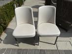 Lederen stevige zware degelijke stoelen 2 stuks, Ophalen, Zo goed als nieuw