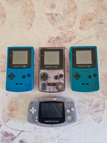Gameboy Colors en Gameboy Advance te koop. beschikbaar voor biedingen