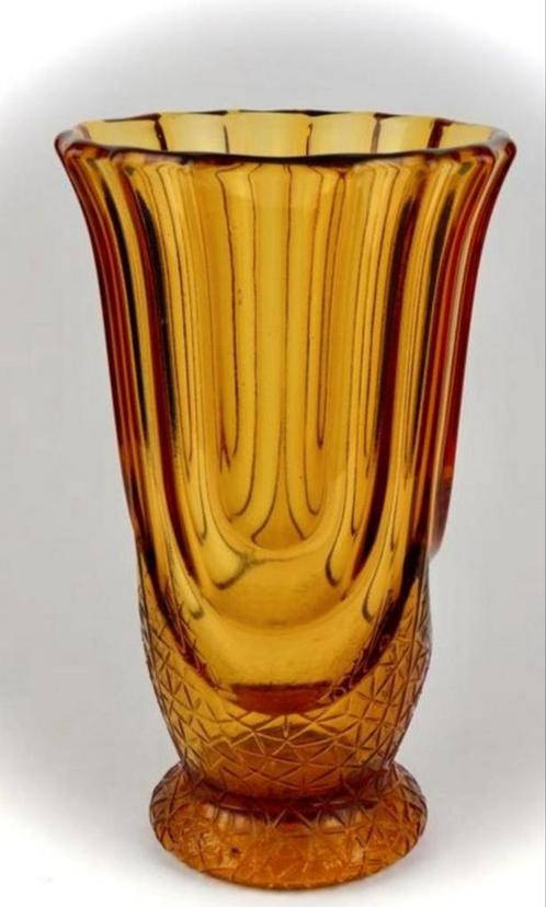 Art Deco vaas, Antiek en Kunst, Antiek | Glaswerk en Kristal, Ophalen of Verzenden